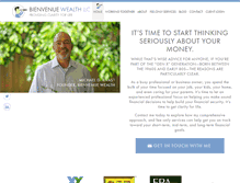 Tablet Screenshot of bienvenuewealth.com